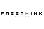 Black FREETHINK logo